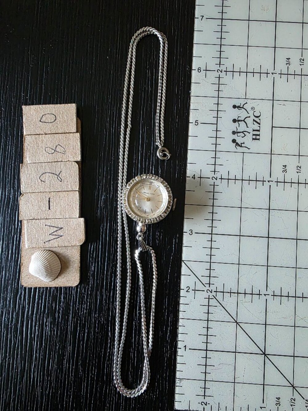 Item #W280 Vintage mid 20th century 24in chain Philippe Cotier silver